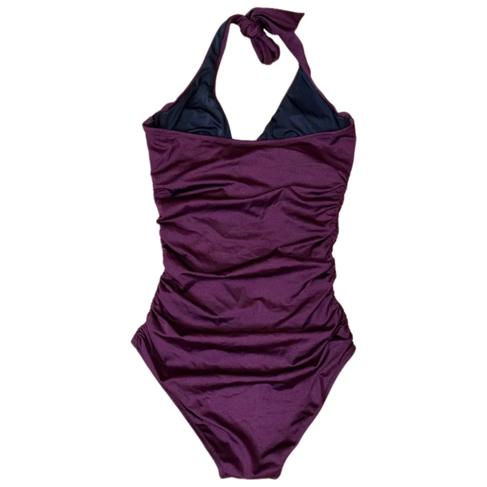 Heidi Klein Halter One Piece Swimsuit